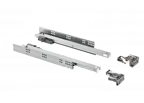 Направляющие скрытого монтажа MODERN SLIDE PRO L-250 полного выдвижения с выталкивателем, с 3D регулировкой, с синхронизацией открывания — купить оптом и в розницу в интернет магазине GTV-Meridian.